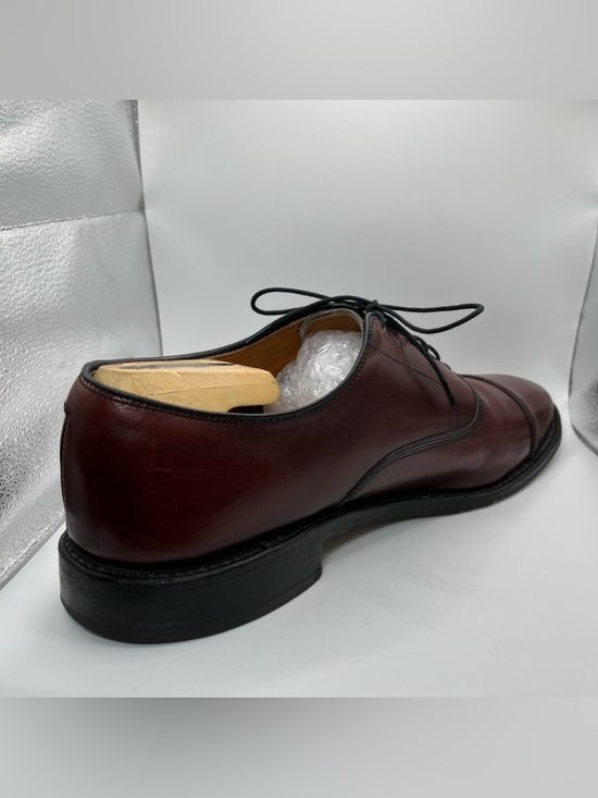 Allen Edmonds Park Avenue Cap-Toe Oxfords Merlot Burgundy Leather Men\'s 11.5